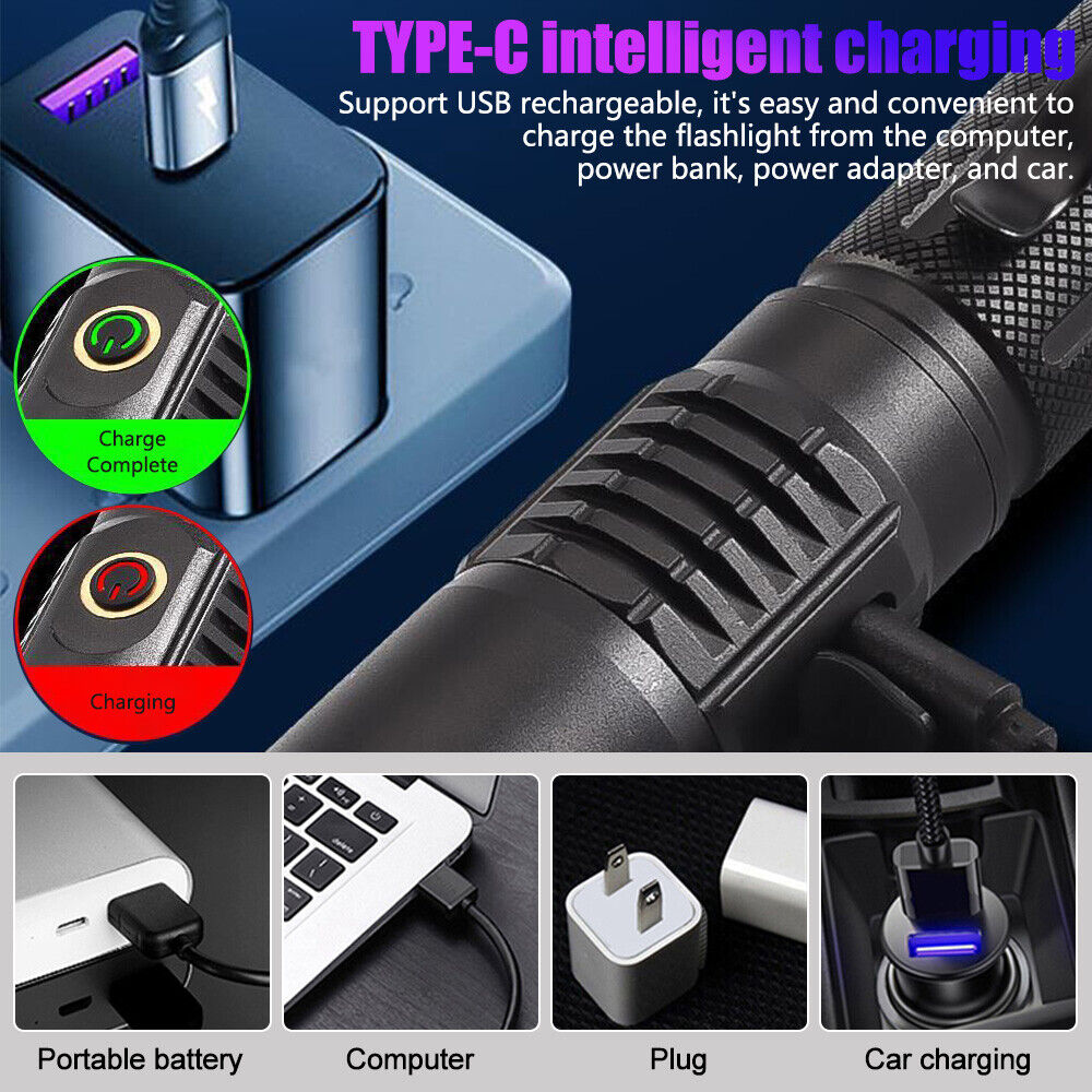 UV LED Flashlight Blacklight 365Nm LED Torch