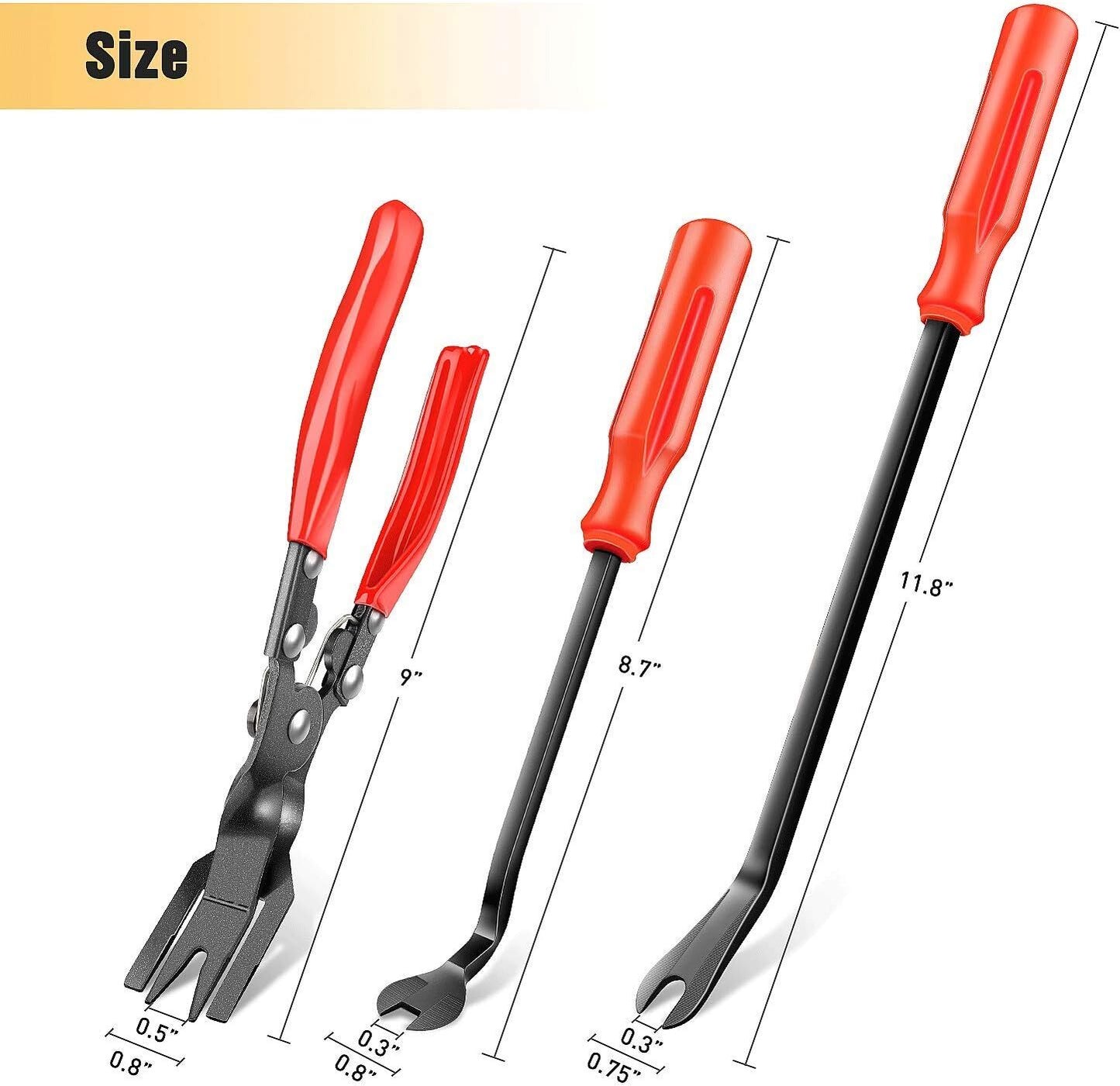 7Pcs Automotive Car Door Fastener Pin Removal Tools Puller Install Repair Clips