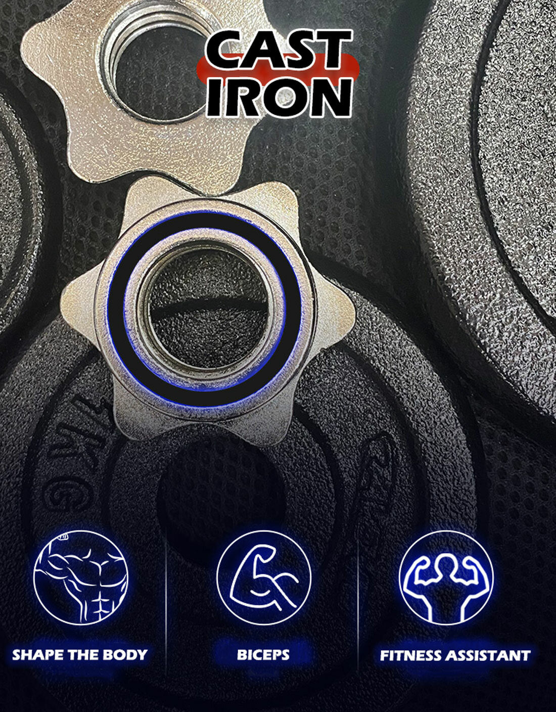 Gym Bodybuilding Fitness Workout Set Weight Barbell Equipment