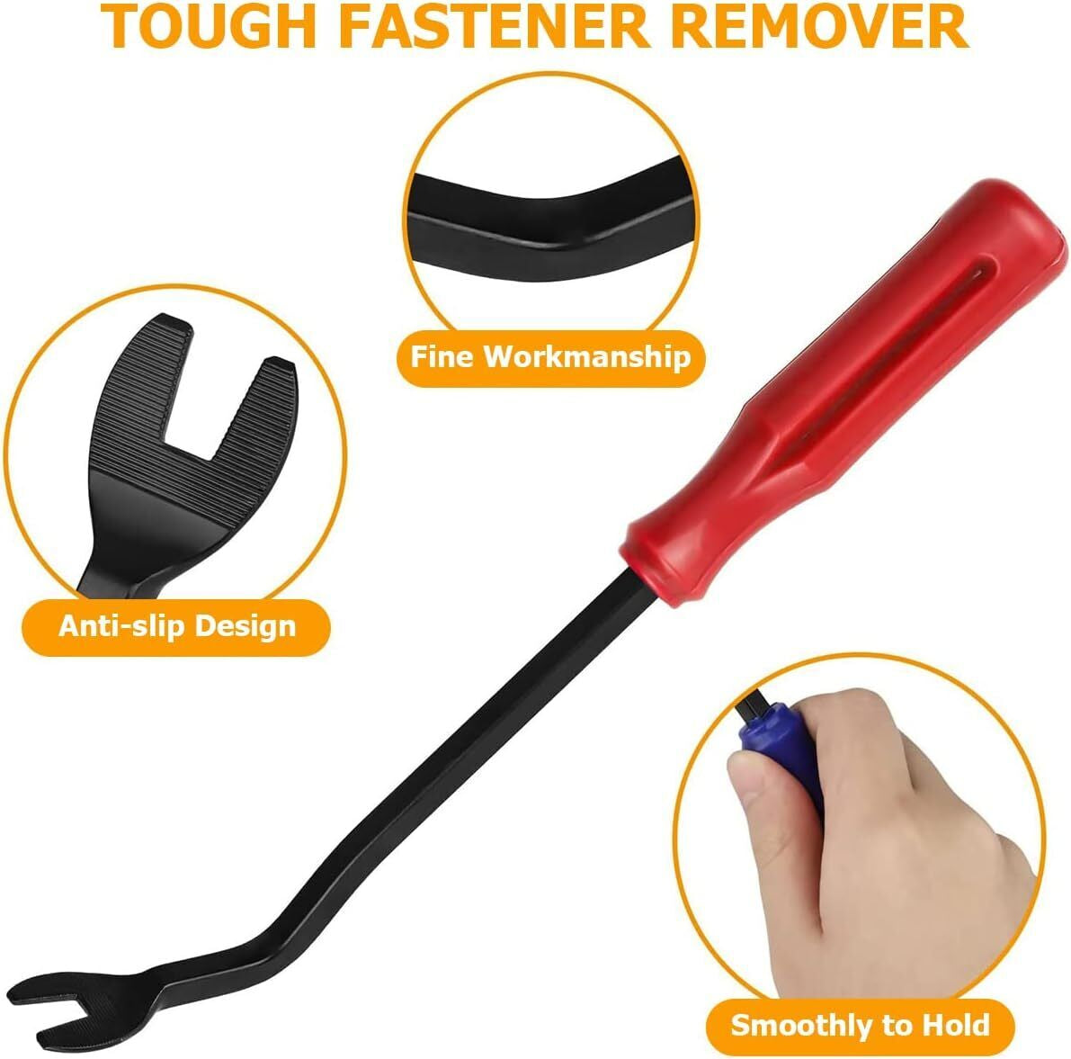 7Pcs Automotive Car Door Fastener Pin Removal Tools Puller Install Repair Clips