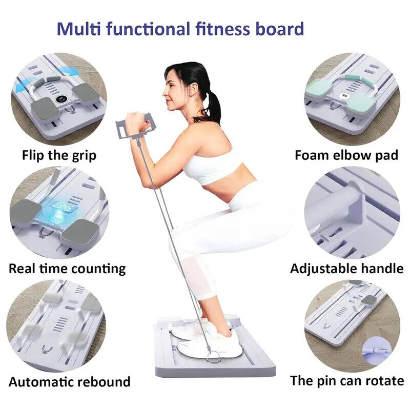 Multifunctional Ab Roller Board Fitness Pilates Slide Abdominal Strength Gym