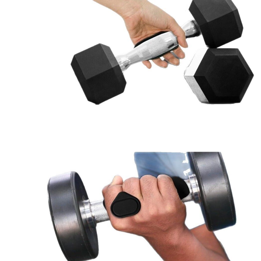 Hand Protector Anti-Slip Rubber Weight Lift Dumbbell Gym