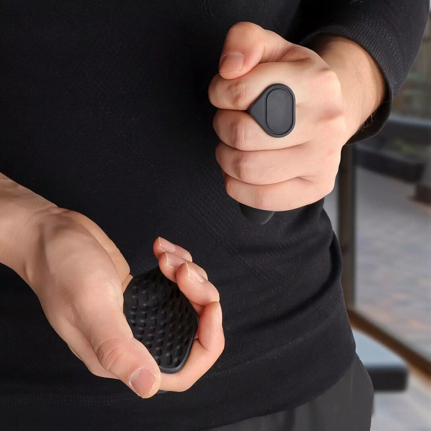 Hand Protector Anti-Slip Rubber Weight Lift Dumbbell Gym