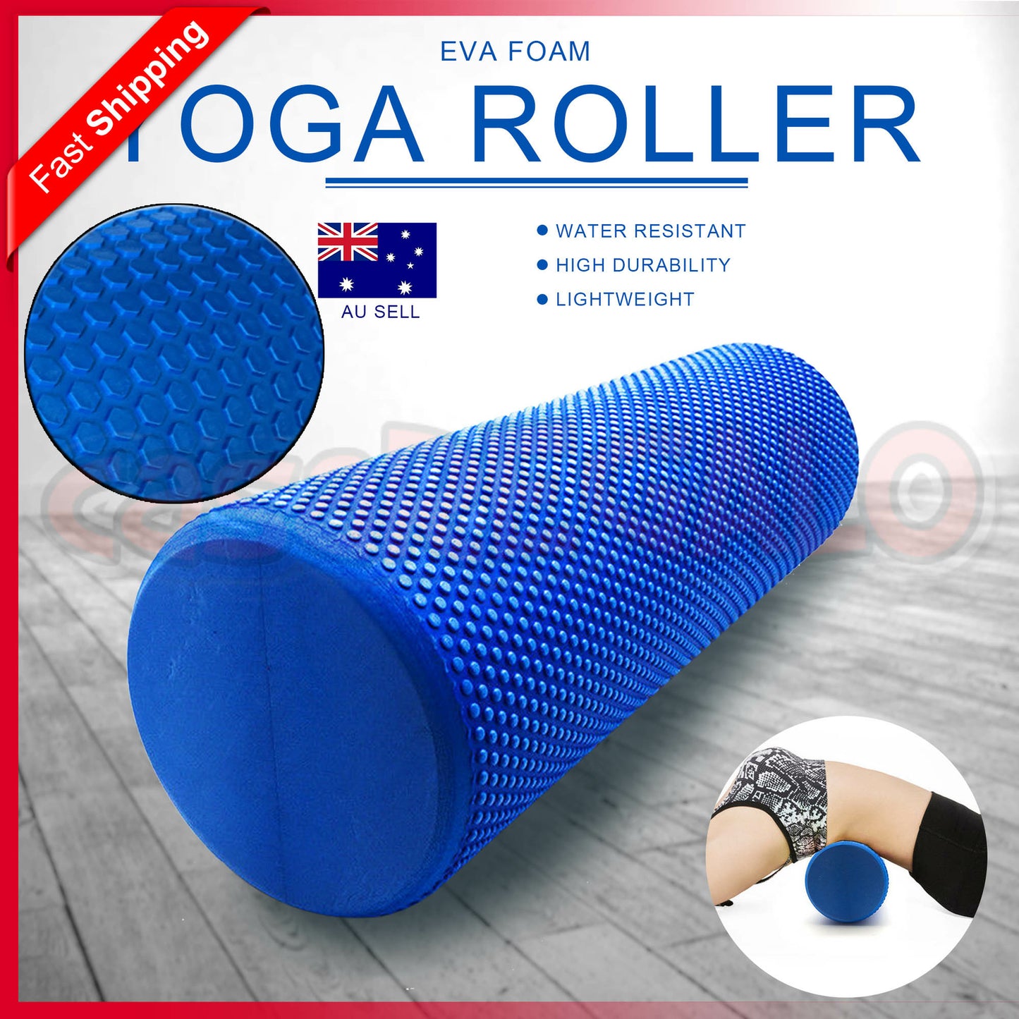 Yoga Roller Gym Training Exercise Massage Physio EVA Foam