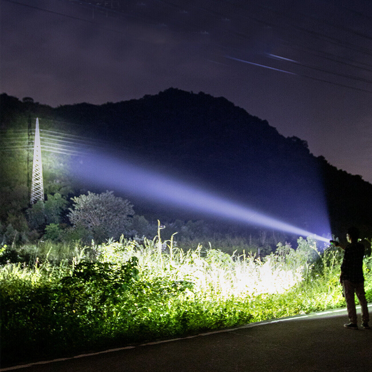 90000LM Baseball Bat LED Flashlights Waterproof Powerful Aluminium for Emergency