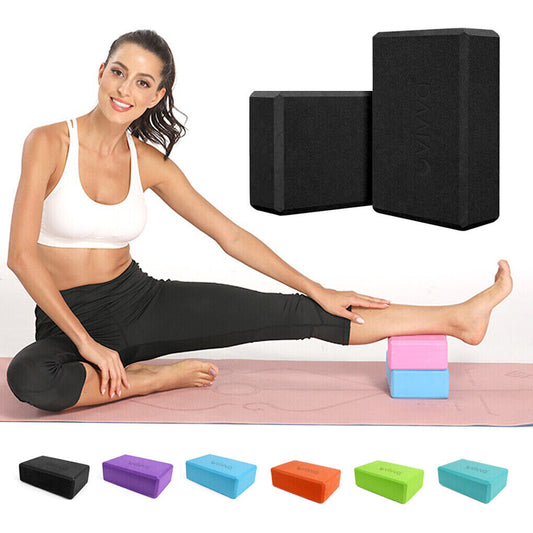 Yoga Block Brick Foaming Home Exercise Practice Fitness Gym Sport