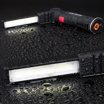 COB LED Cordless Magnetic Work Light USB Inspection Lamp Torch Rechargeable