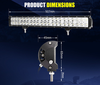 OSRAM Led Light Bar Flood Spot Combo Offroad 20Inch