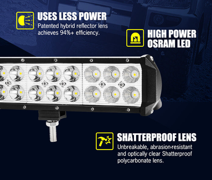 OSRAM Led Light Bar Flood Spot Combo Offroad 20Inch