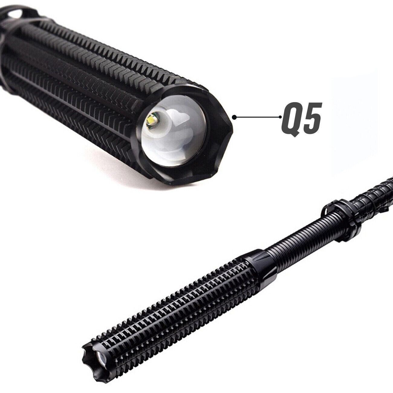 90000LM Baseball Bat LED Flashlights Waterproof Powerful Aluminium for Emergency