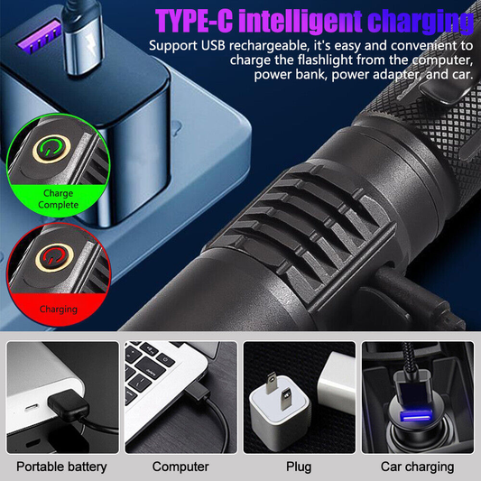UV LED Flashlight Blacklight 365Nm LED Torch