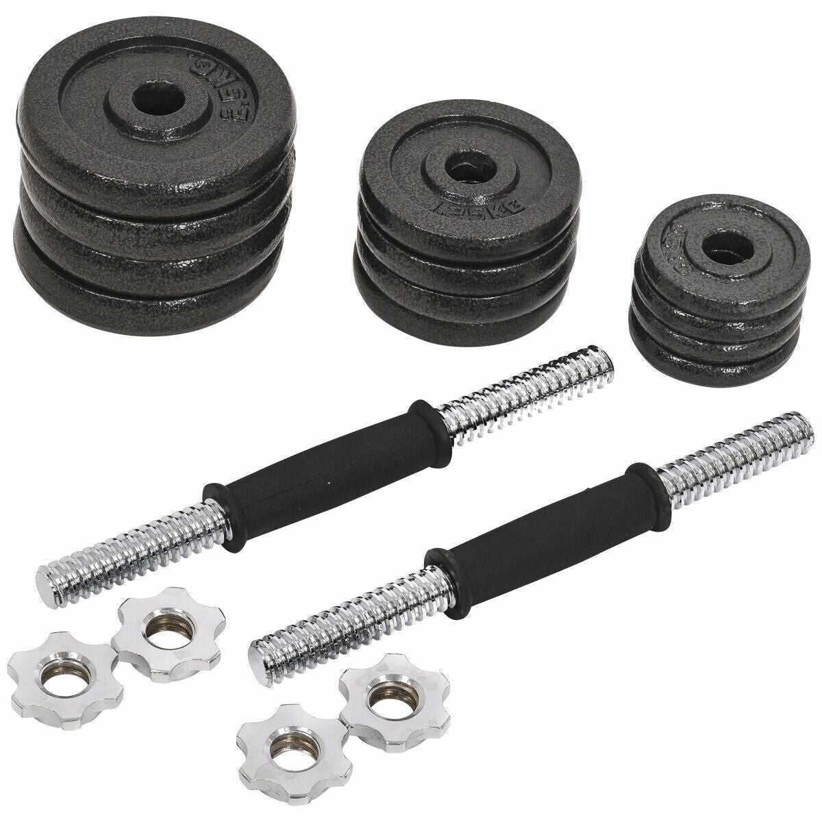 Gym Bodybuilding Fitness Workout Set Weight Barbell Equipment 