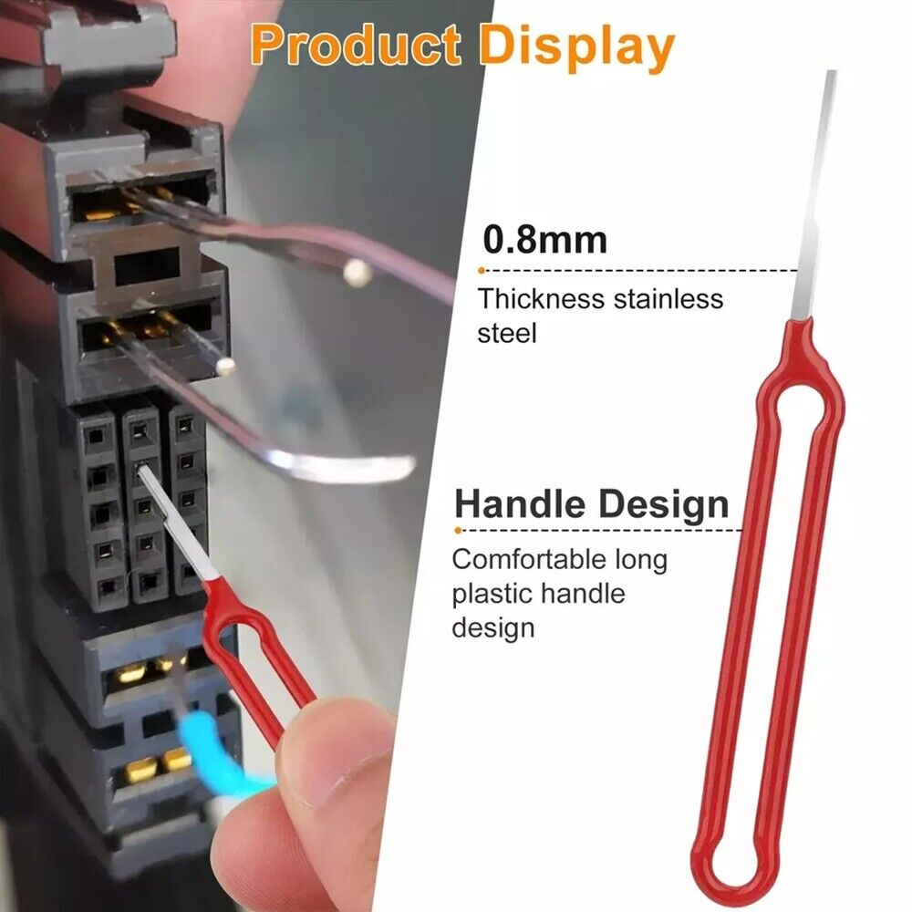 41PCS Extractor Terminal Removal Wire Tool Pin Car Automotive Plug Connector