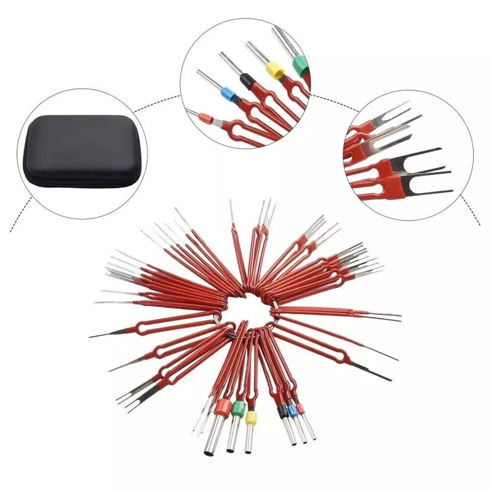 41PCS Extractor Terminal Removal Wire Tool Pin Car Automotive Plug Connector