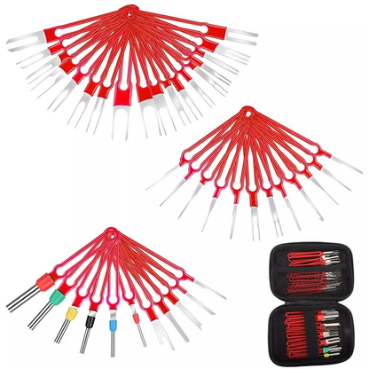 41PCS Extractor Terminal Removal Wire Tool Pin Car Automotive Plug Connector