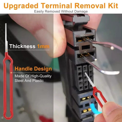41PCS Extractor Terminal Removal Wire Tool Pin Car Automotive Plug Connector