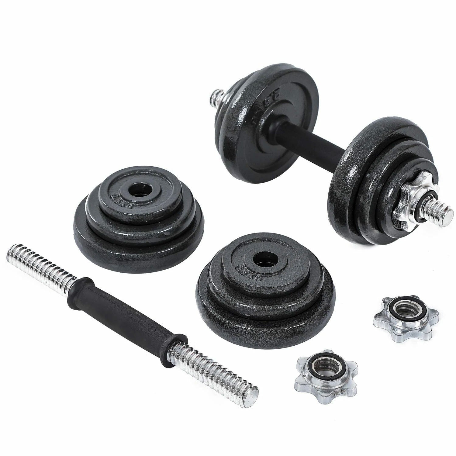 Gym Bodybuilding Fitness Workout Set Weight Barbell Equipment 