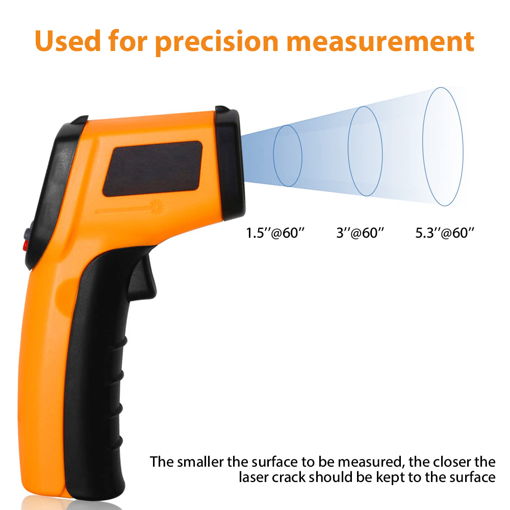 Thermometer Gun Digital Laser Infrared Temperature Non-Contact LCD IR Temp Meter