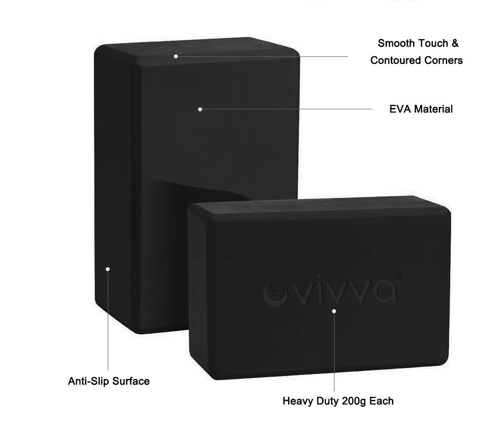 Yoga Block Brick Foaming Home Exercise Practice Fitness Gym Sport