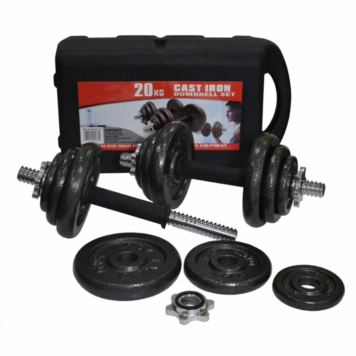 Gym Bodybuilding Fitness Workout Set Weight Barbell Equipment 