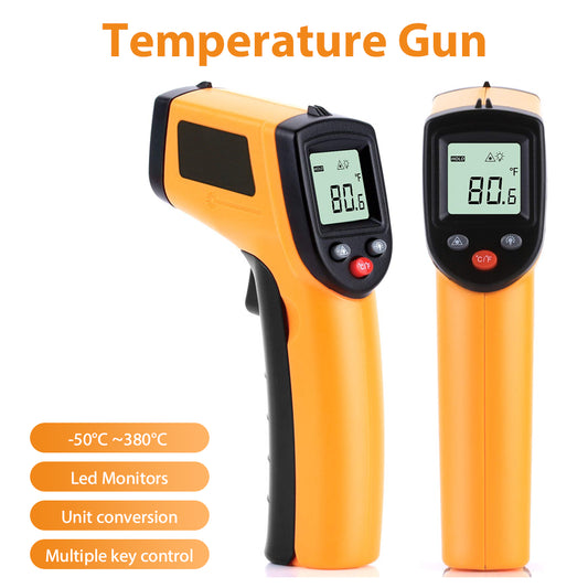 Thermometer Gun Digital Laser Infrared Temperature Non-Contact LCD IR Temp Meter