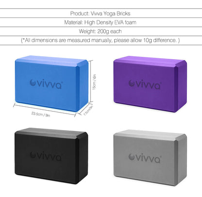 Yoga Block Brick Foaming Home Exercise Practice Fitness Gym Sport
