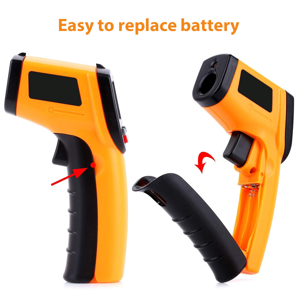 Thermometer Gun Digital Laser Infrared Temperature Non-Contact LCD IR Temp Meter