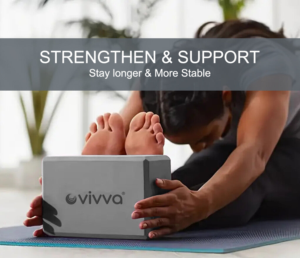 Yoga Block Brick Foaming Home Exercise Practice Fitness Gym Sport
