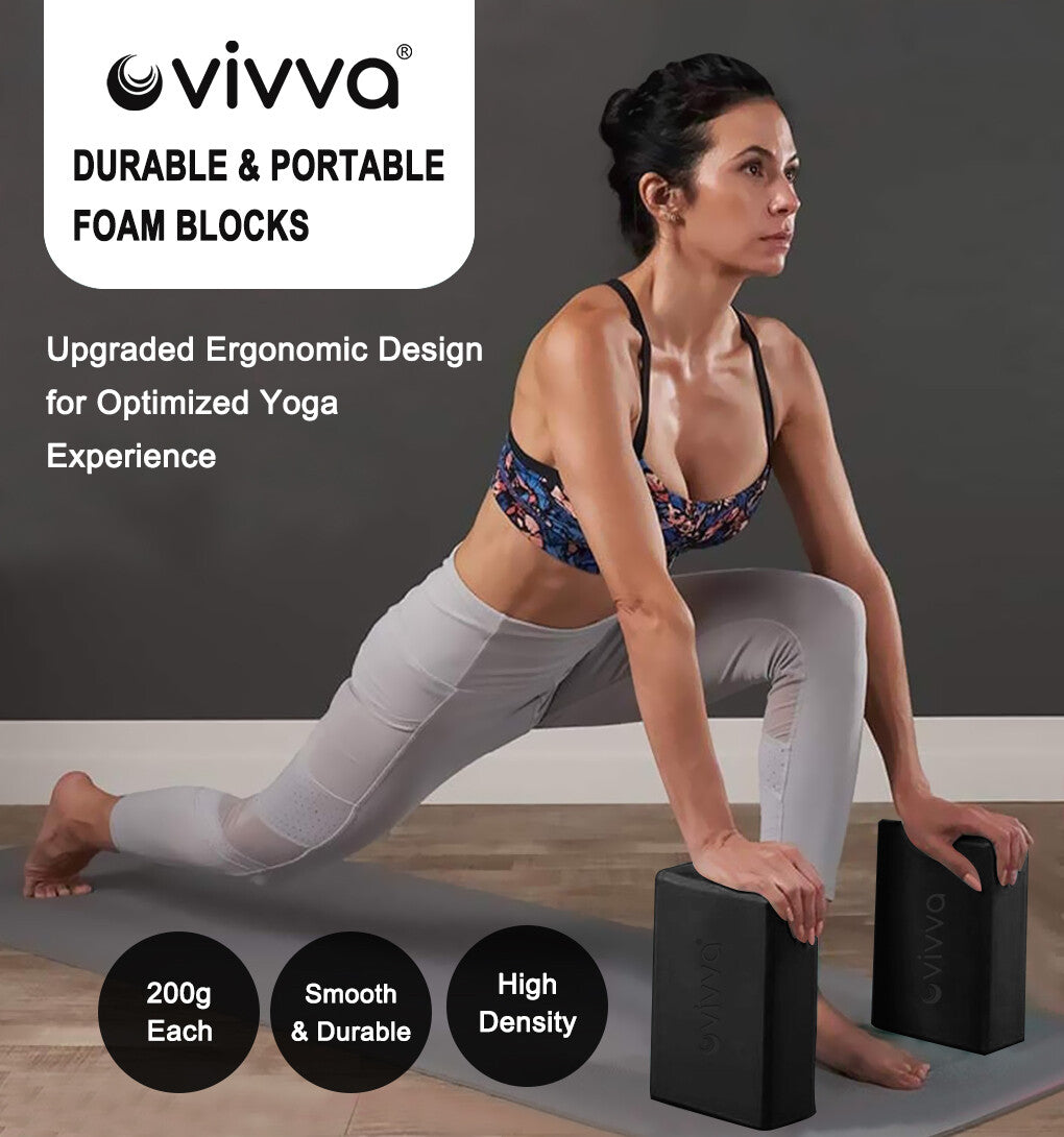 Yoga Block Brick Foaming Home Exercise Practice Fitness Gym Sport