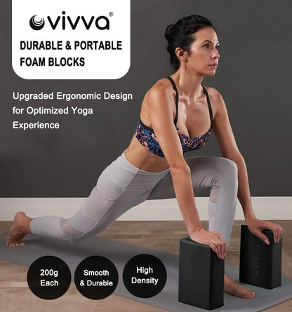 Yoga Block Brick Foaming Home Exercise Practice Fitness Gym Sport