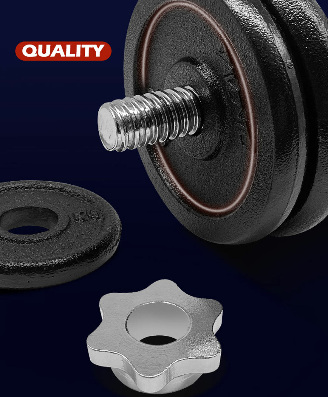 Gym Bodybuilding Fitness Workout Set Weight Barbell Equipment 