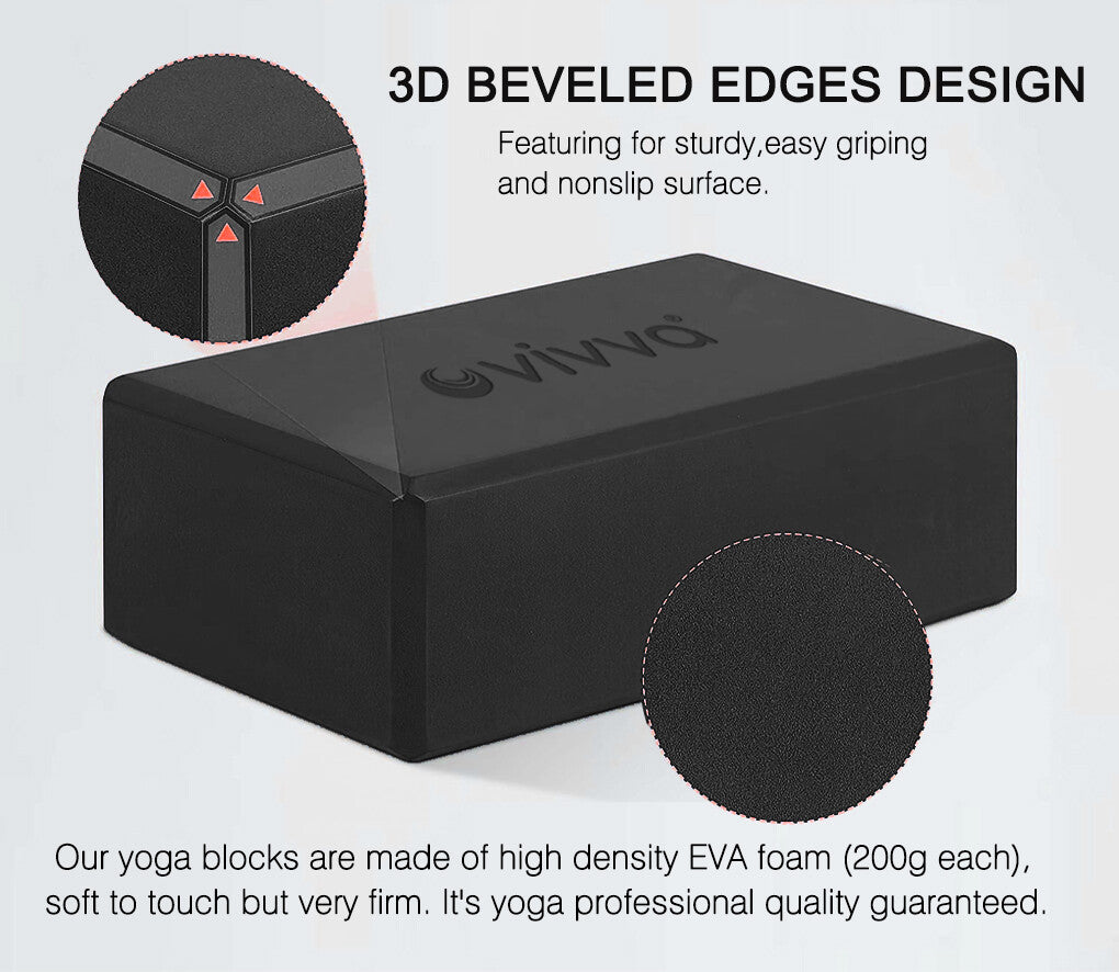 Yoga Block Brick Foaming Home Exercise Practice Fitness Gym Sport