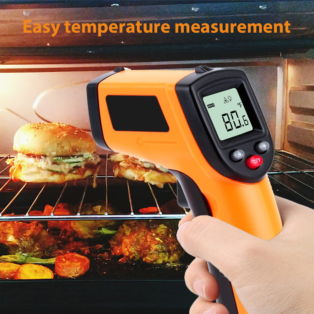 Thermometer Gun Digital Laser Infrared Temperature Non-Contact LCD IR Temp Meter