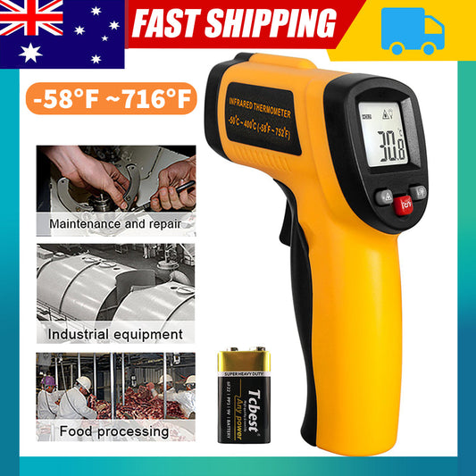 Thermometer Gun Digital Laser Infrared Temperature Non-Contact LCD IR Temp Meter