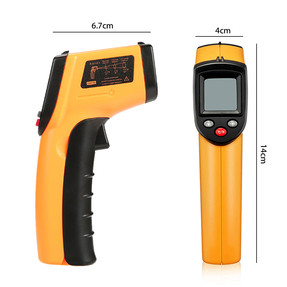 Thermometer Gun Digital Laser Infrared Temperature Non-Contact LCD IR Temp Meter